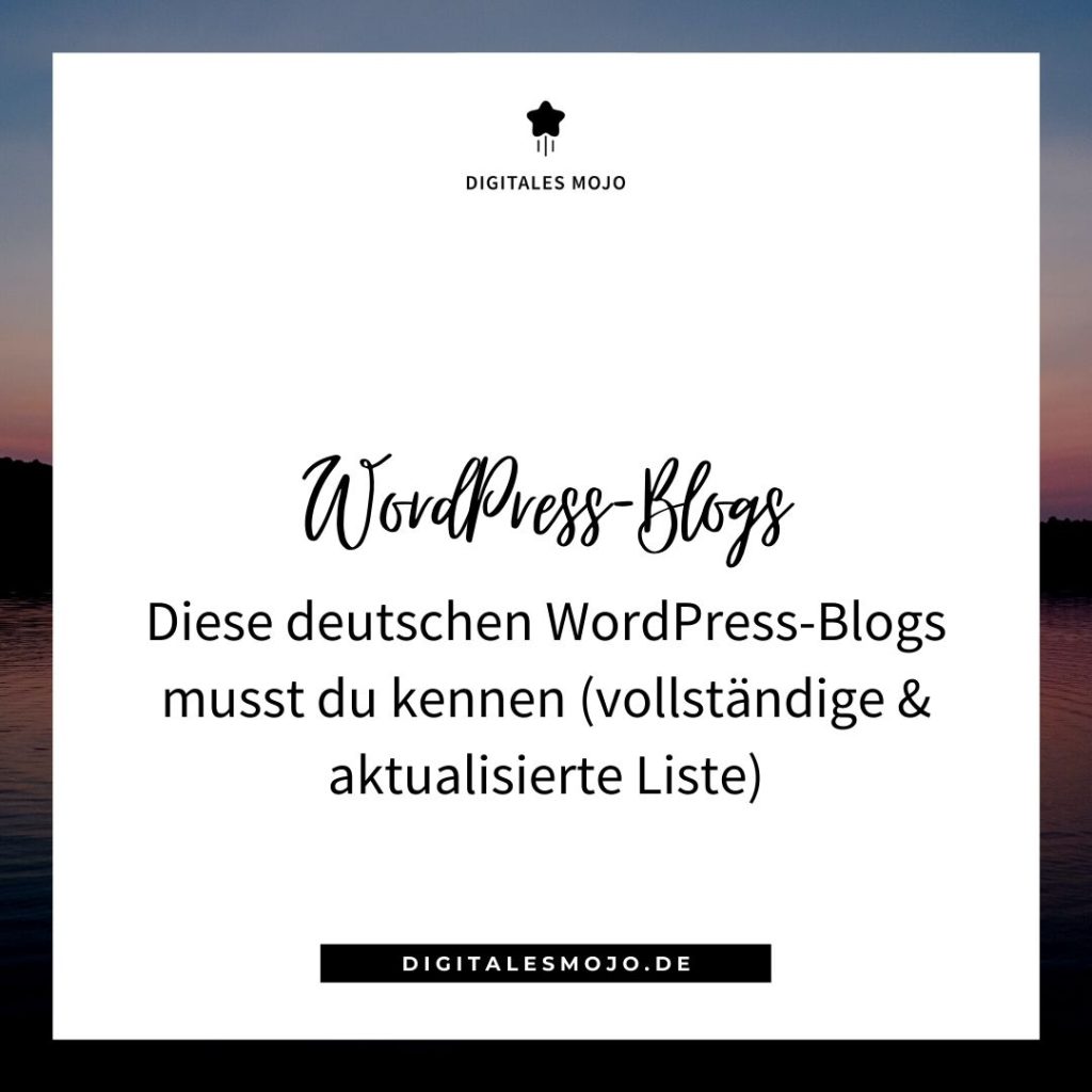 Deutsche WordPress-Blogs, die du kennen musst